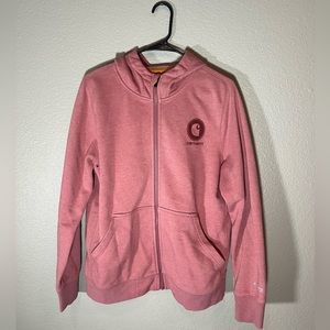 Carhartt Jacket with Hood - Pink - Women’s Size Large 12-14